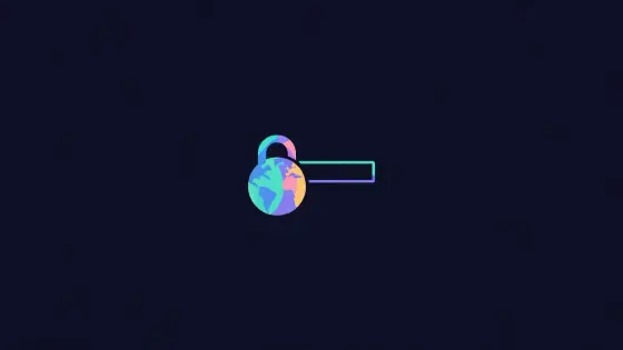 Globe shaped padlock attached to a website address bar
