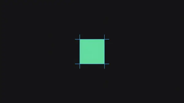 A small square shaded to show a squared distance