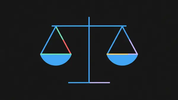 A simple balanced scale