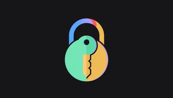 A key entering a circular lock